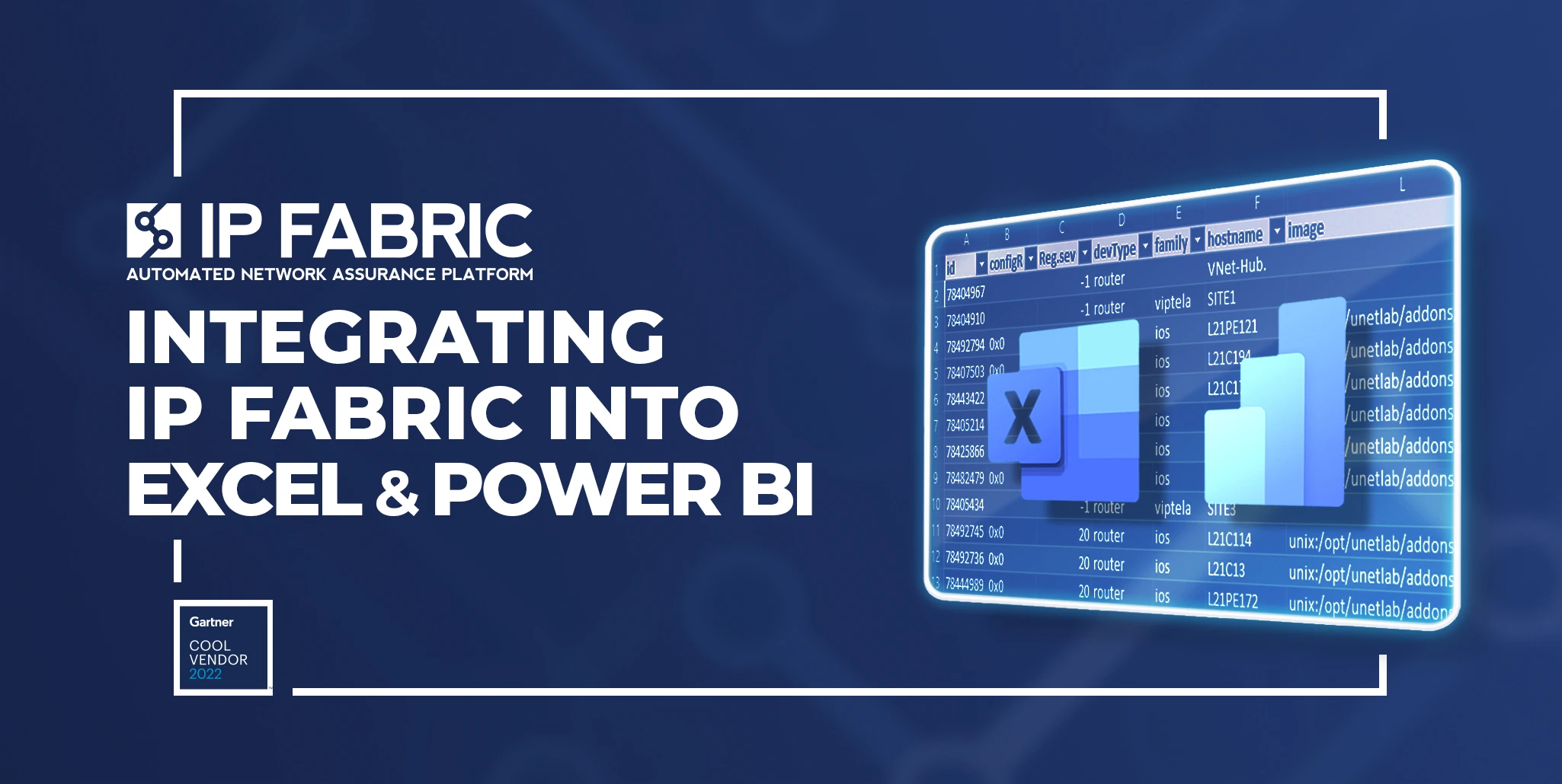 Integrating IP Fabric with Microsoft Excel and Power BI